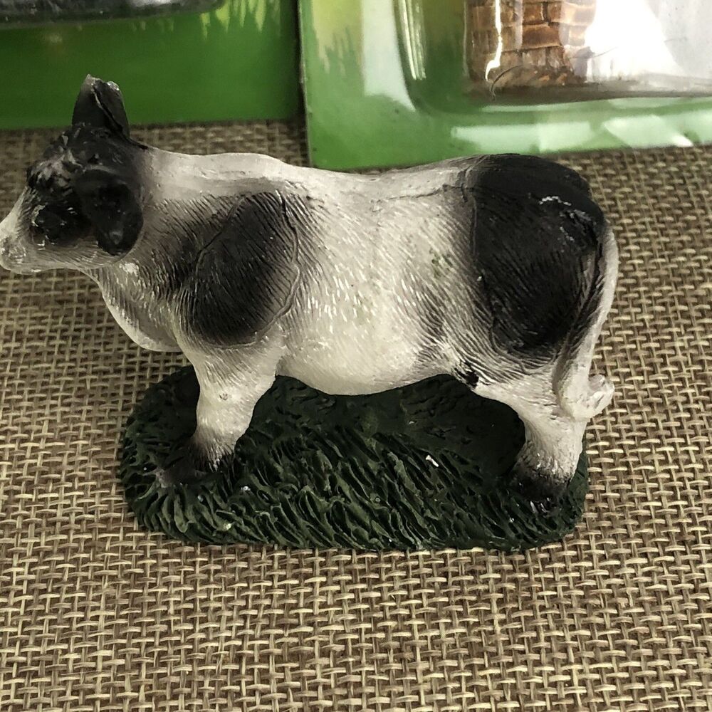 New Mini Farm Cow & Rabbit Miniature Fairy Garden Accessory Animals Decor - Picture 2 of 9